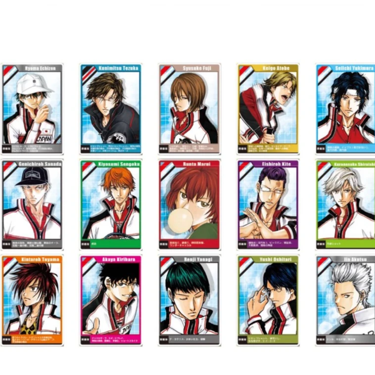 新网球王子 js限定原画亚克力数据卡(盲盒代拆)