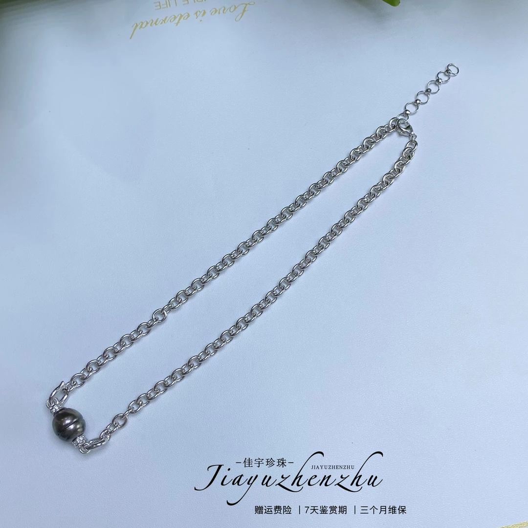 【佳宇珍珠】海水珍珠大溪地设计款套链  11-12mm  DXD035