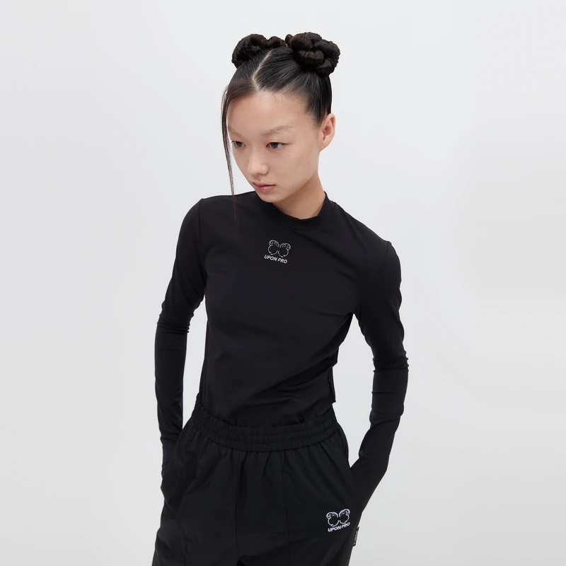 UPONPRO【星线好物】运动健身打底衫运动上衣紧身衣女U1BW33851