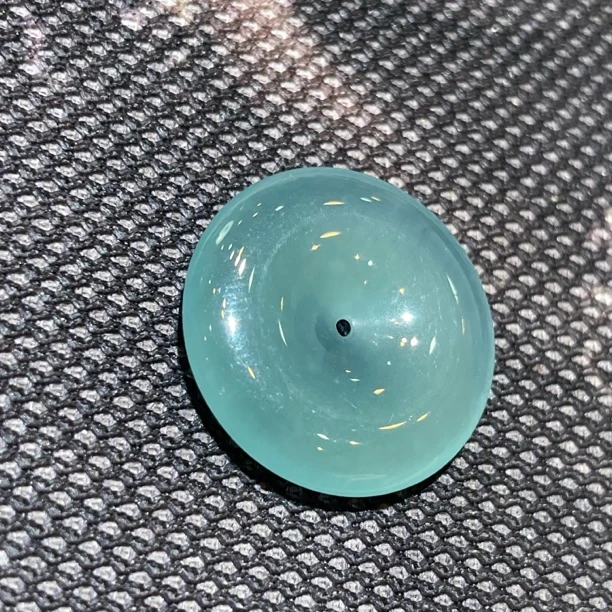 【小东翡翠】精美天然A货翡翠时尚幽灵大方女款平安扣吊坠冰透