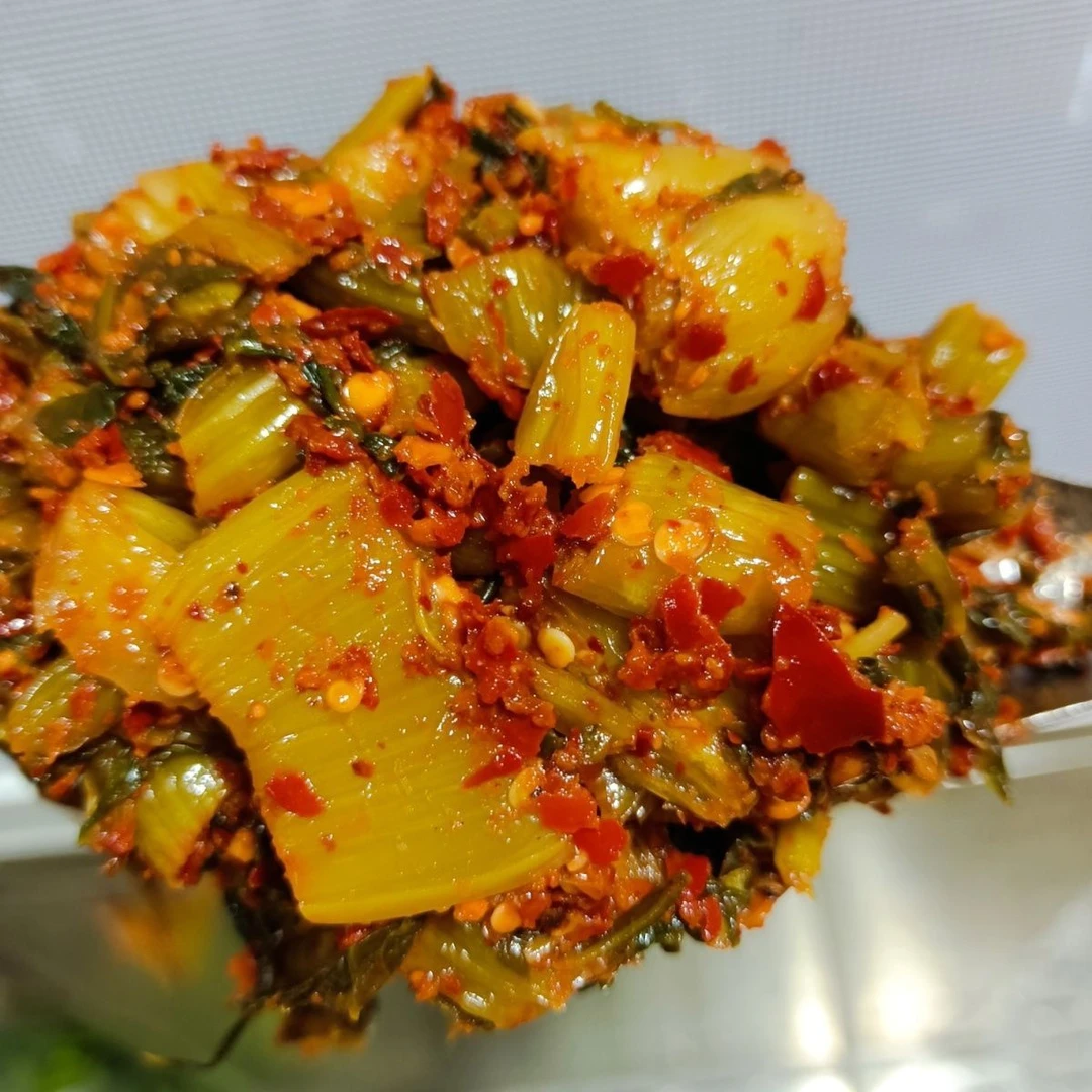 云南大理巍山新鲜腌菜送蘸水辣特产