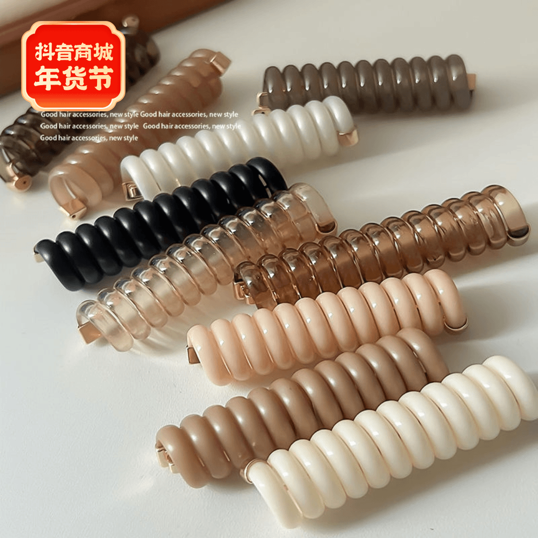 发饰发圈马尾束发绑发不伤2023电话线百搭气质高弹力耐用时尚秋冬