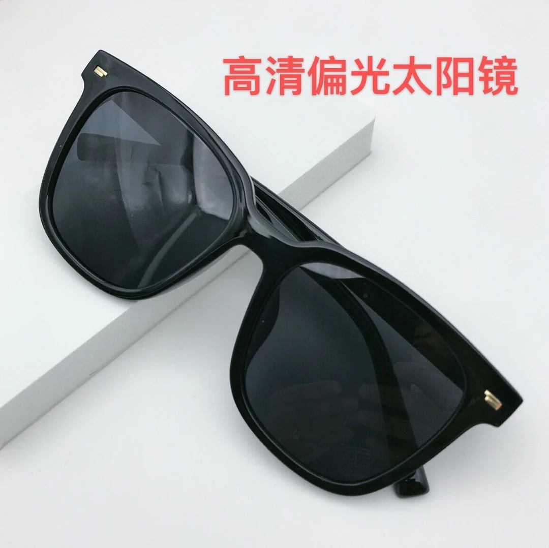 新款男士偏光太阳镜经典时尚大方框墨镜开车防紫外线遮阳镜10副