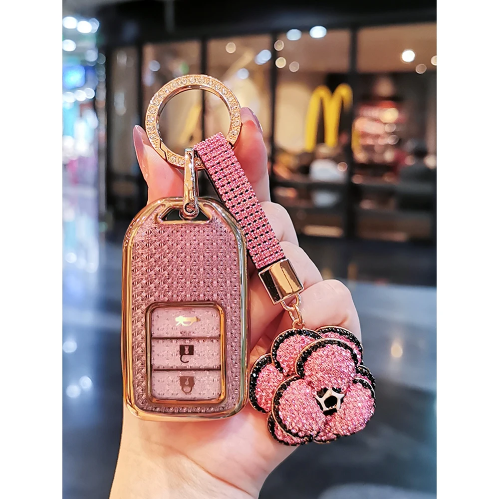 适用适用本田雅阁钥匙套crv十代思域缤智皓影xrv飞度凌派奥德赛ur