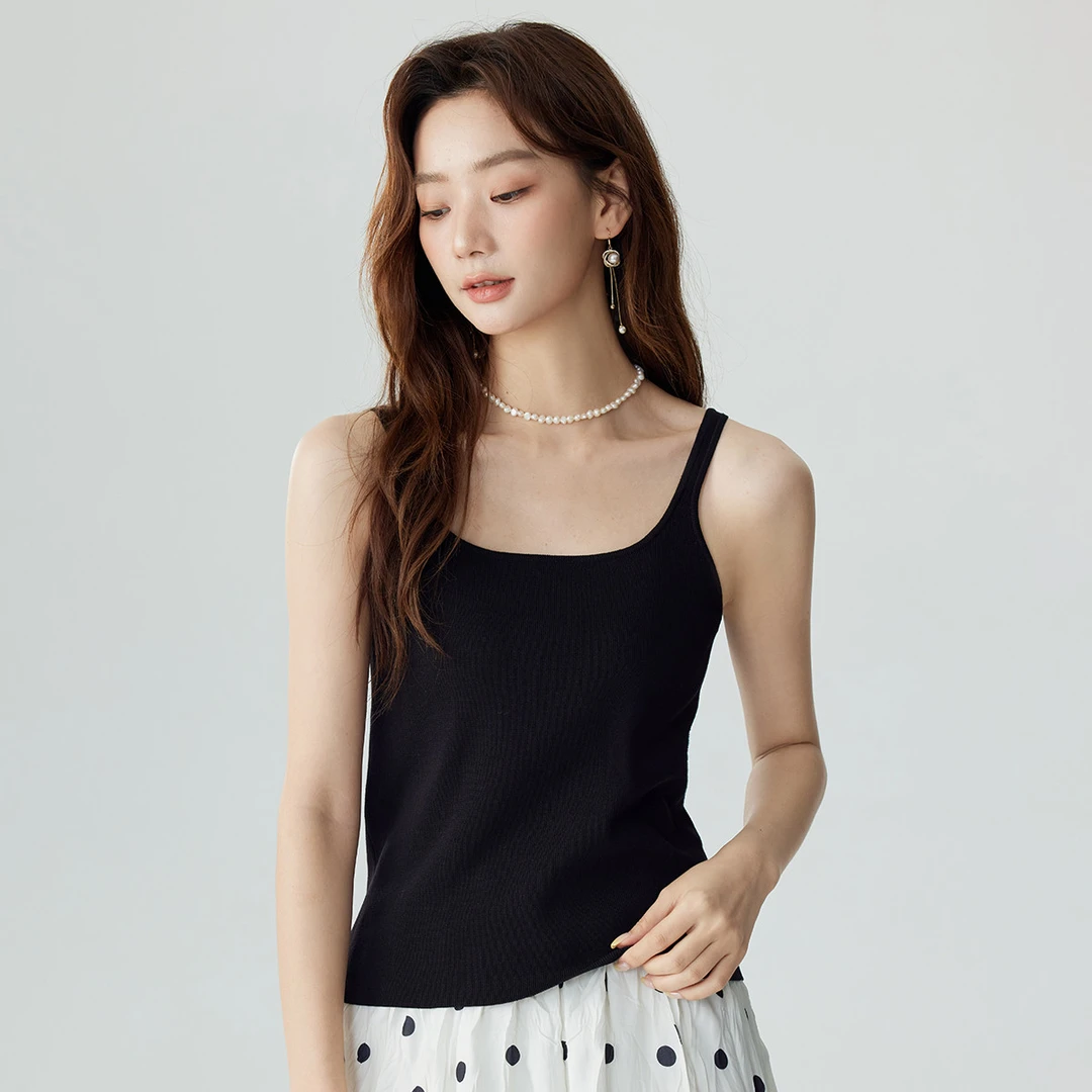 【周年庆】茵曼2024夏季新款女背心吊带上衣搭针织衫休闲爆款百搭