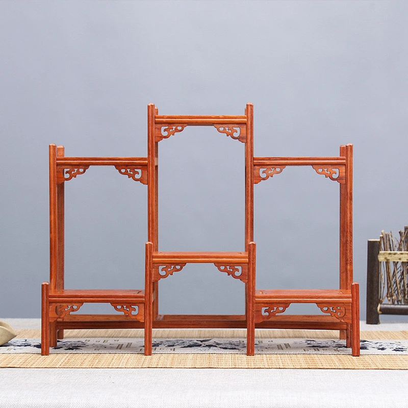 花前后台  主人杯架建盏架茶道新中式