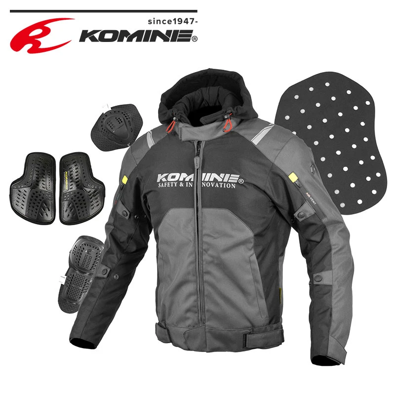 KOMINE日本JK-5961摩托车秋冬保暖骑行服休闲带内胆赛车服夹克