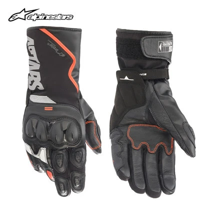 a星alpinestars 摩托车手套骑行长手套触屏防水机车手套男 SP-365