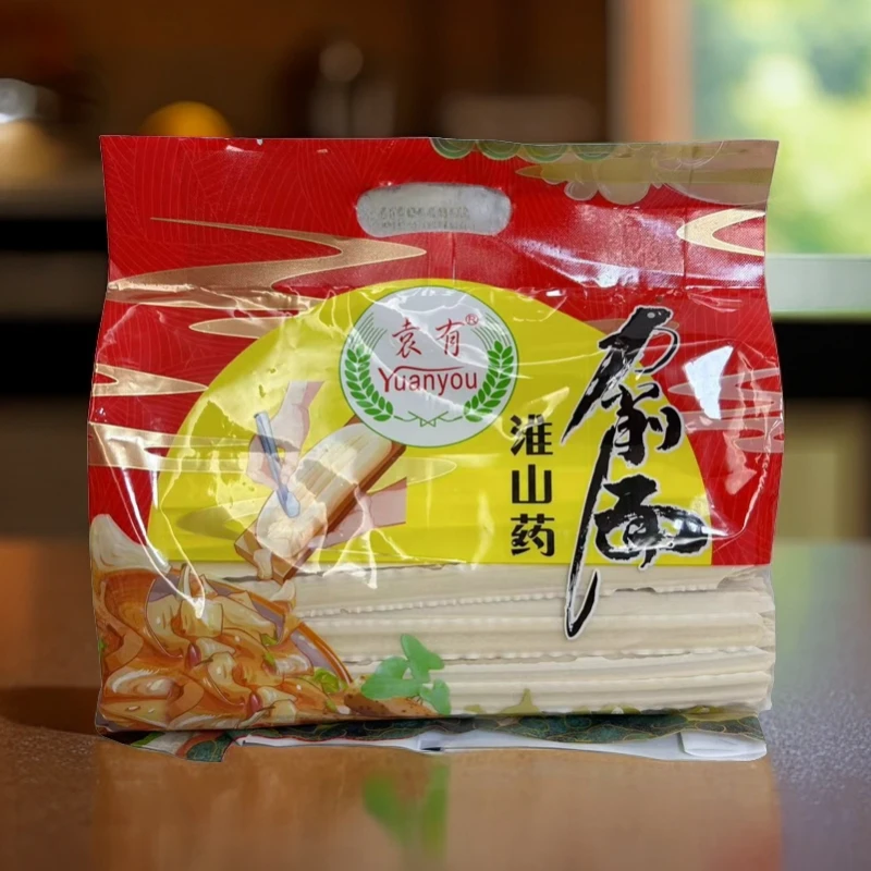 【传统工艺】新疆优质淮山药刀削面2斤一袋1000g浓香刀削面碳水营养