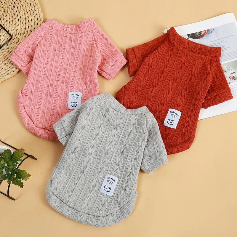 宠物衣服秋冬款新款宠物保暖毛衣猫狗衣服猫咪幼犬狗狗毛线针织衫