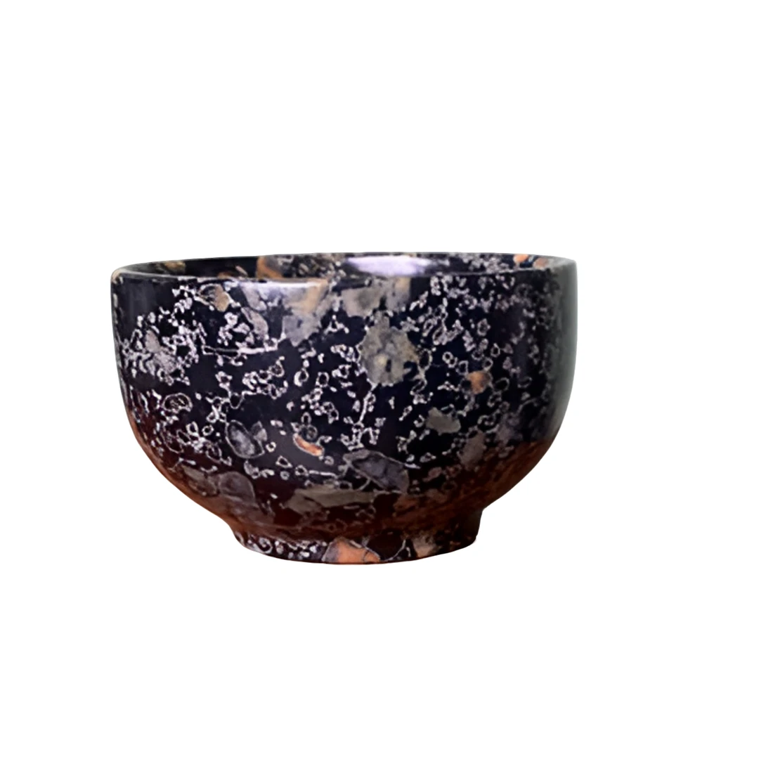 天然大号梅花玉茶杯陶瓷功夫小茶杯茶具梅花玉石头杯子纯天然原石