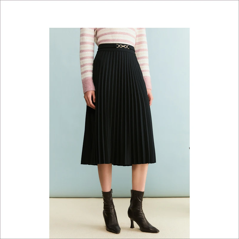 YINER音儿女装冬季新款半身裙8C63550016