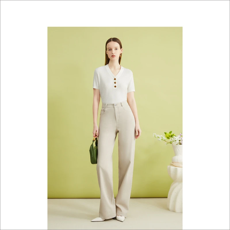 YINER音儿新款显瘦时尚休闲气质轻奢松弛感毛针织衫8C34206900