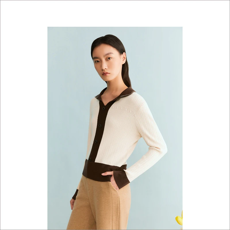 YINER音儿商场同款女装2023冬季新款毛针织衫8C63506236