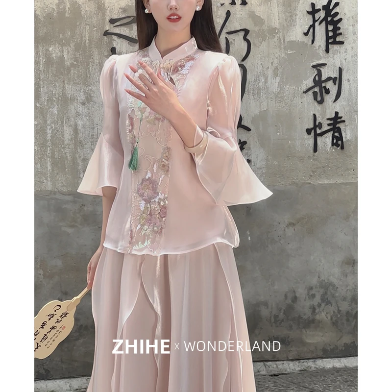 无艳一禾【桃花仙】上衣YH023372半裙YH023373