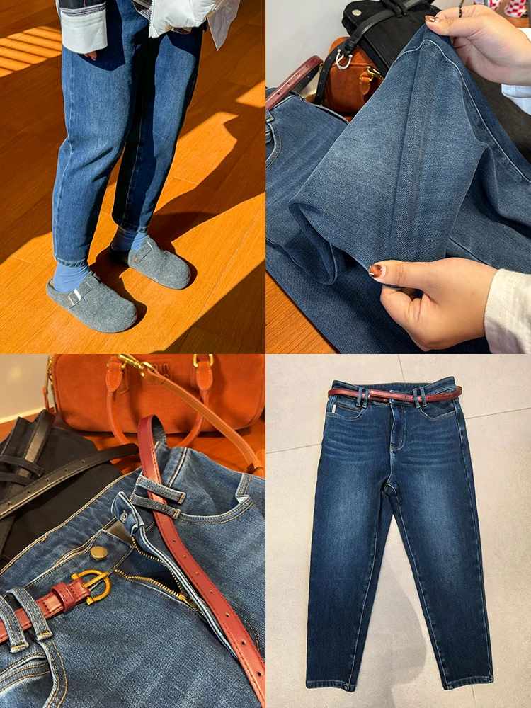 牛仔小腿裤/胖mm大码 小脚裤升级版~