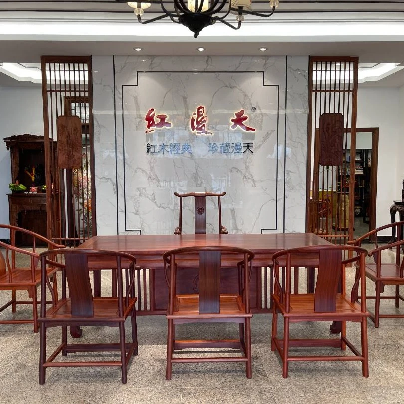 1.76m百财茶台新中式家用禅意茶桌椅