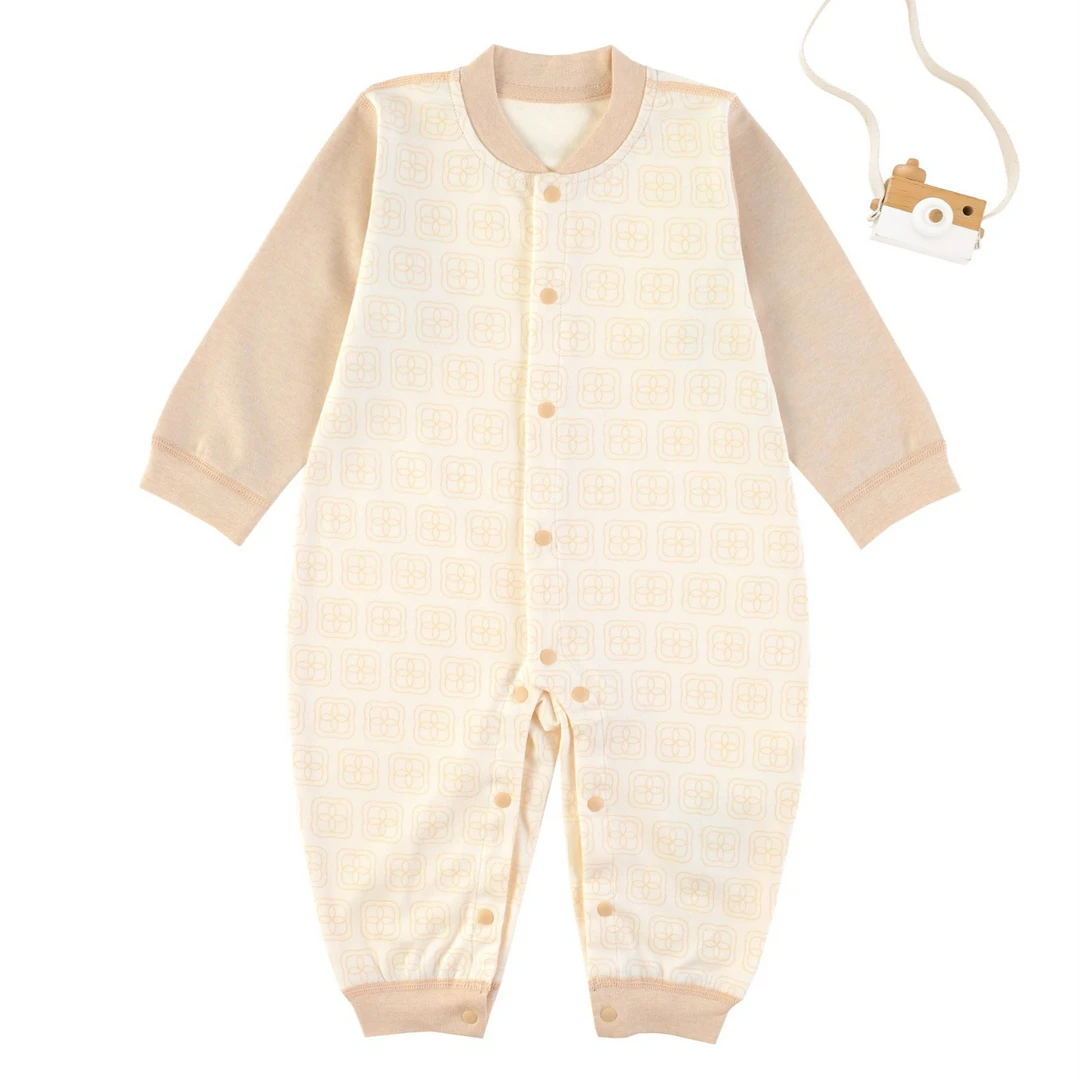 【婴童SHU】童装甜雅之花两用裆连身衣货号:330130104