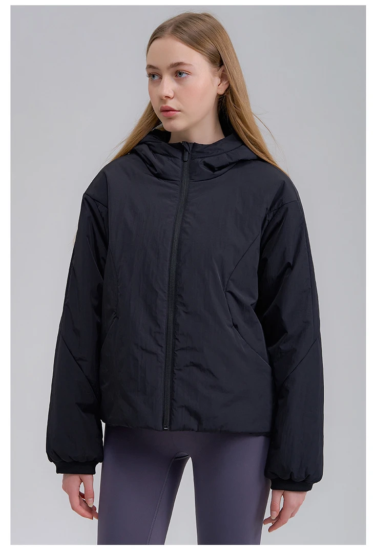 HEXU 短款宽松棉服