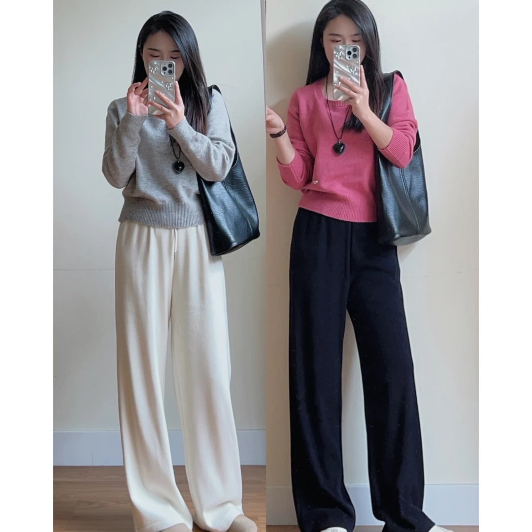 147的小梦 小个子定制款直筒阔腿裤 小梦梦自留款巨巨巨推荐