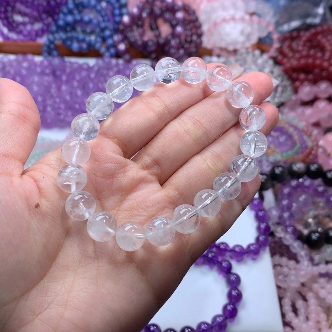 水晶手链未镶嵌@***青白幽灵卡10