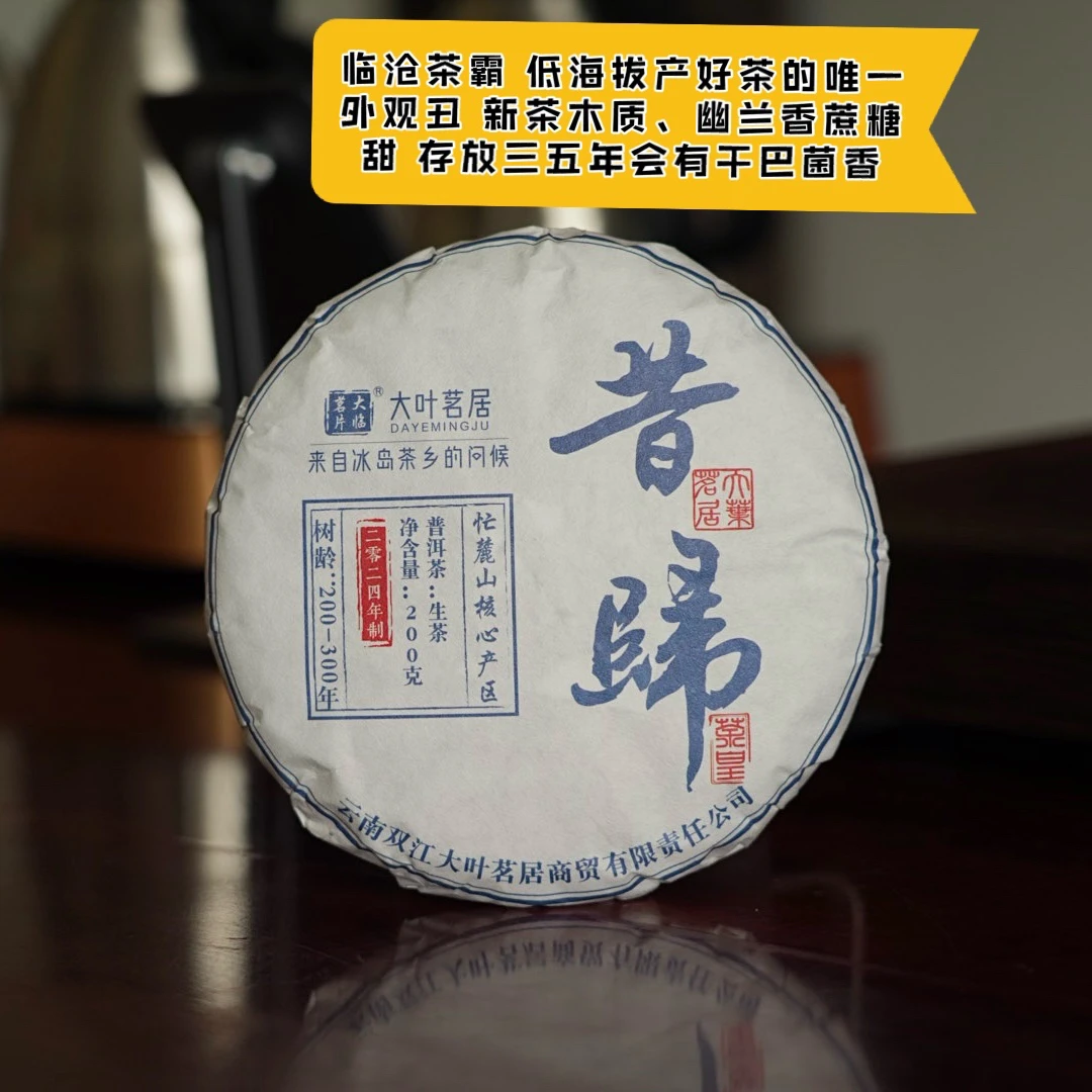 2024年昔归古树秋 200克饼茶