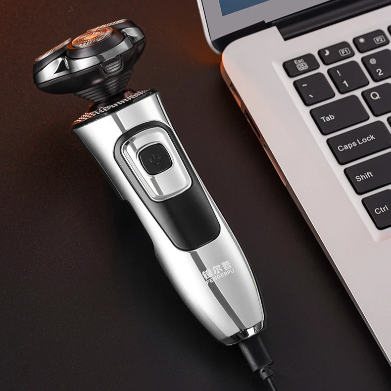 FENGERPU/锋尔普剃须刀电动男士刮胡刀三刀头智能剃须刀充电式