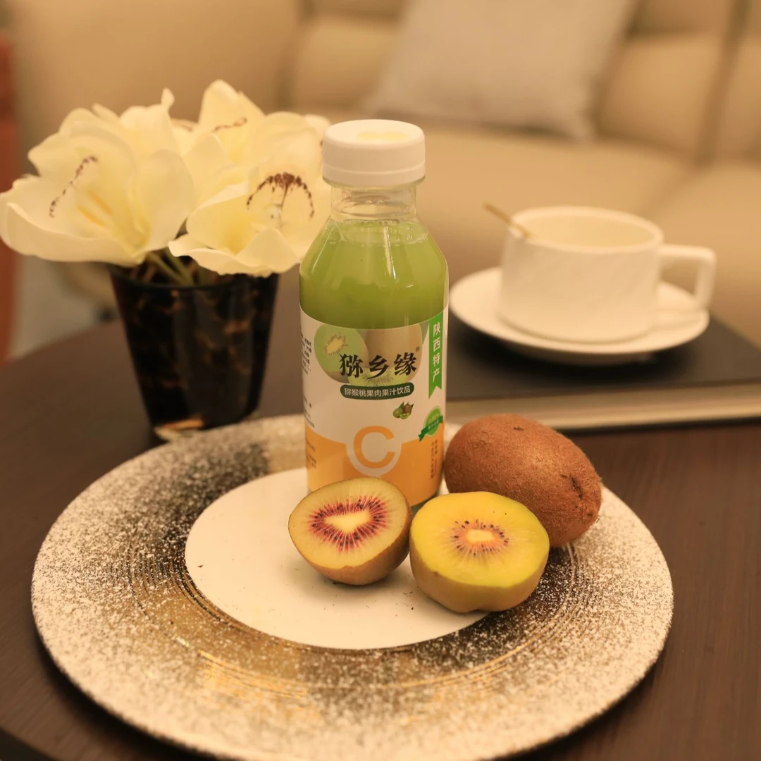猕乡缘万亩果园猕猴桃果肉果汁饮品 精选眉县猕猴桃 果汁含量≥55%