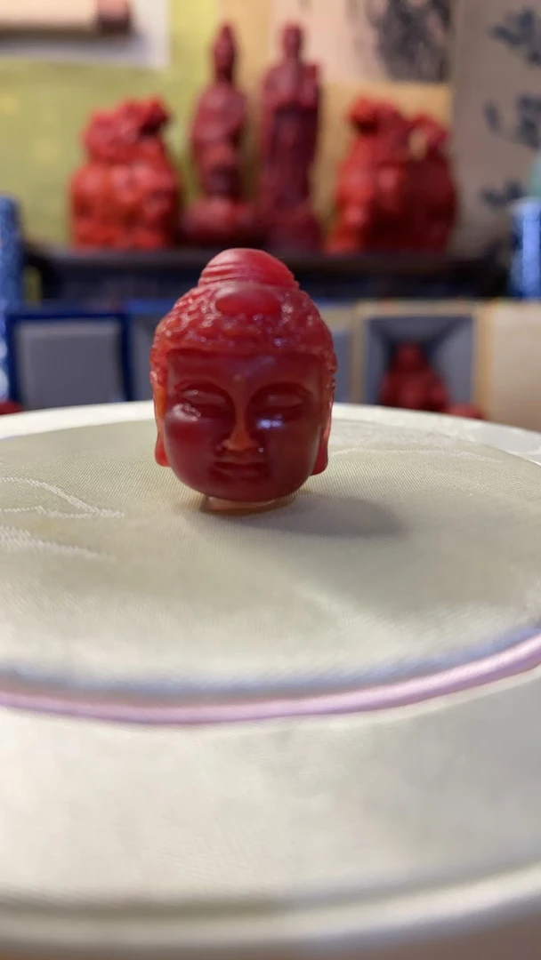 特色手工艺一念之间佛头