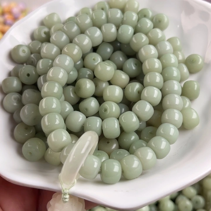 【闪购商品】白玉菩提吊坠c10/108 绿翡翠