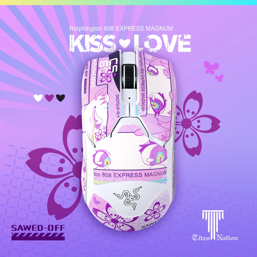 泰坦国度雷蛇适用于毒蝰v2pro泰坦皮鼠标防滑贴蝰蛇巴塞利斯蛇贴