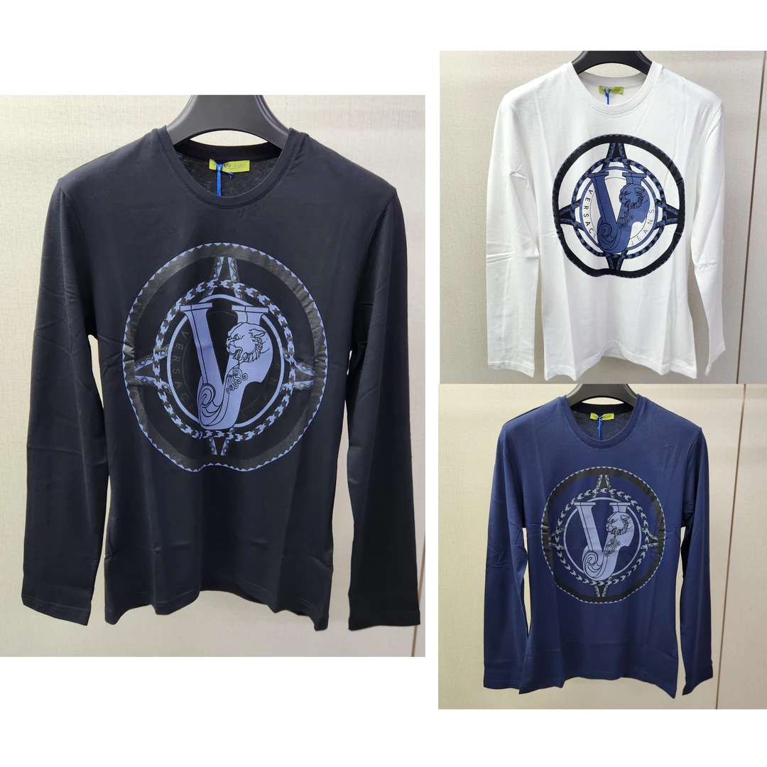 未使用 VERSACE/范思哲 jeans男款长袖T恤B3GQA782