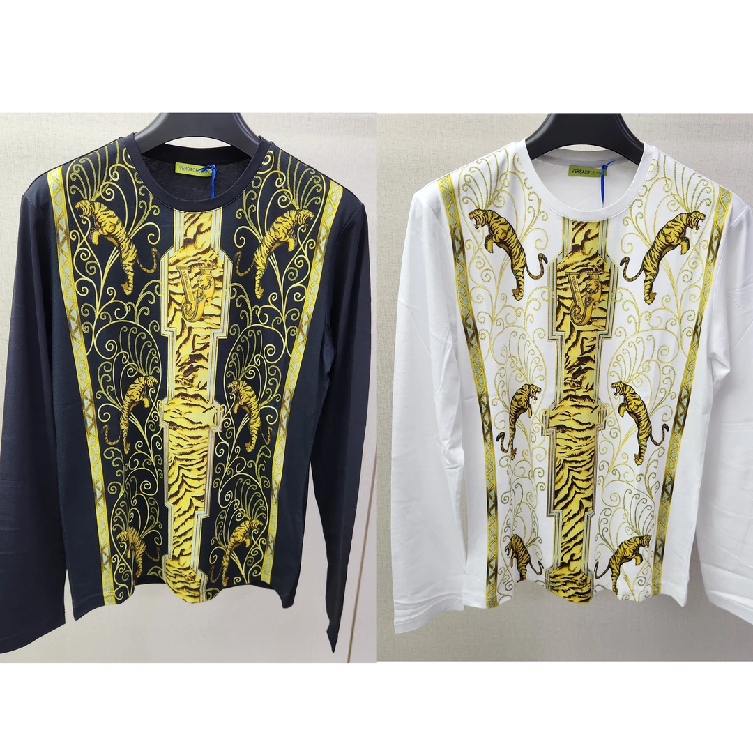 未使用 VERSACE/范思哲 jeans男款长袖T恤B3GOA792