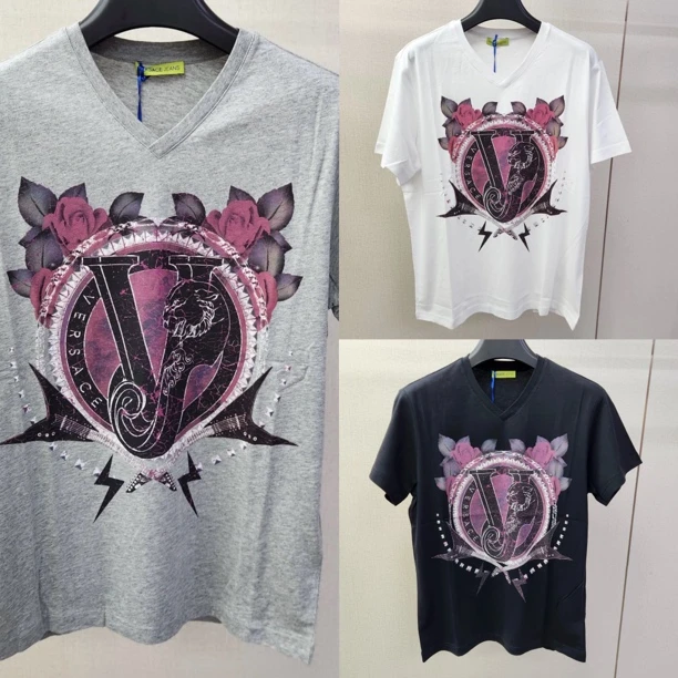 未使用 VERSACE/范思哲 jenas男款短袖T恤B3GQB7D1