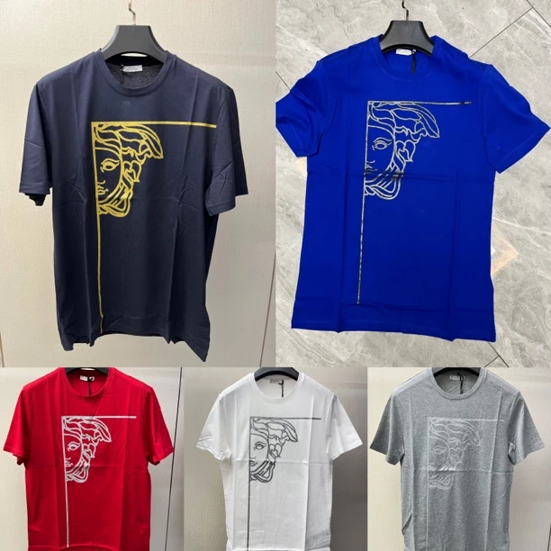 未使用 VERSACE/范思哲 Collection男款半脸美杜莎短袖T恤半袖