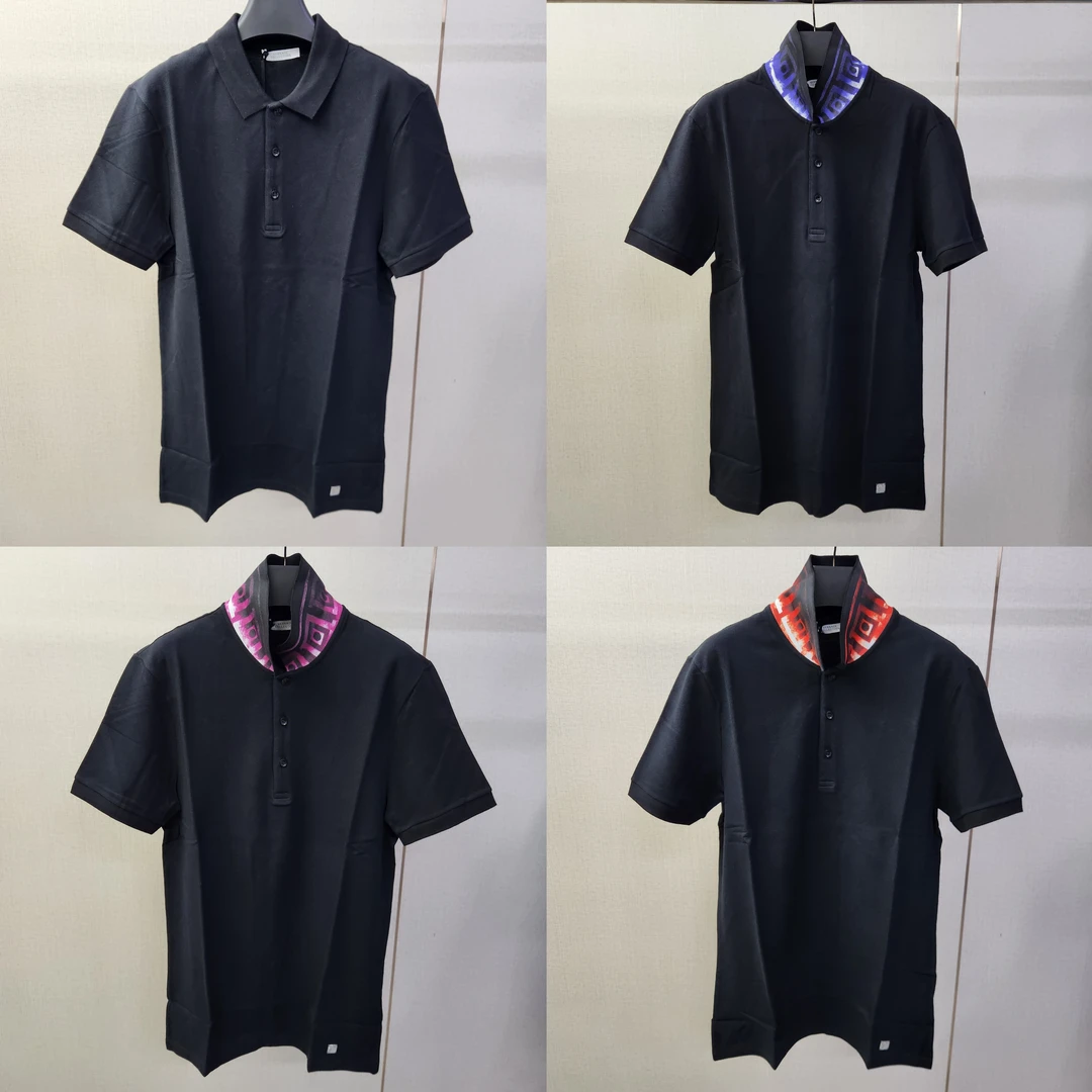 未使用 VERSACE/范思哲 collectio男款彩色翻领短袖polo衫