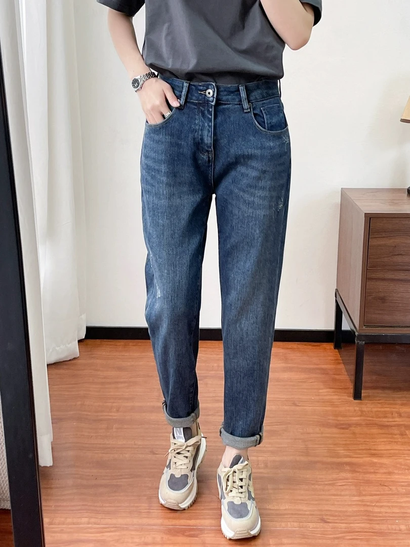 恭(非图片款)2025新款老爹裤显瘦牛仔裤微瑕