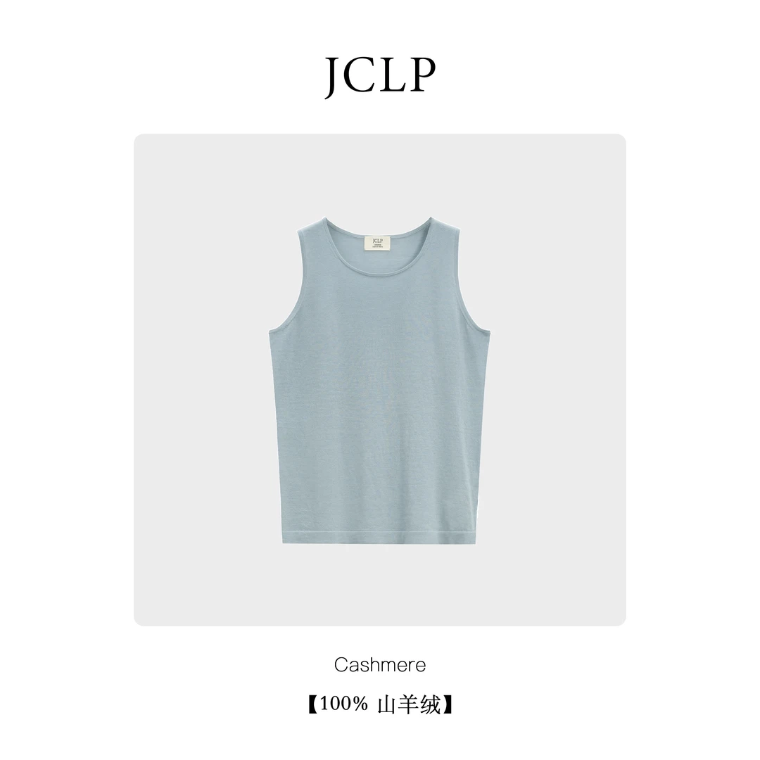 JCLP 金纯良品 冬日暖炉 精纺羊绒内搭圆领打底背心
