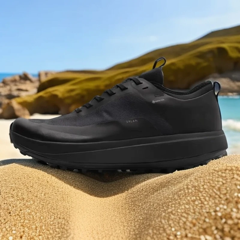 男鞋户外运动增厚防滑耐磨软轻Q弹透气防水鞋面鸟家四季休闲鞋