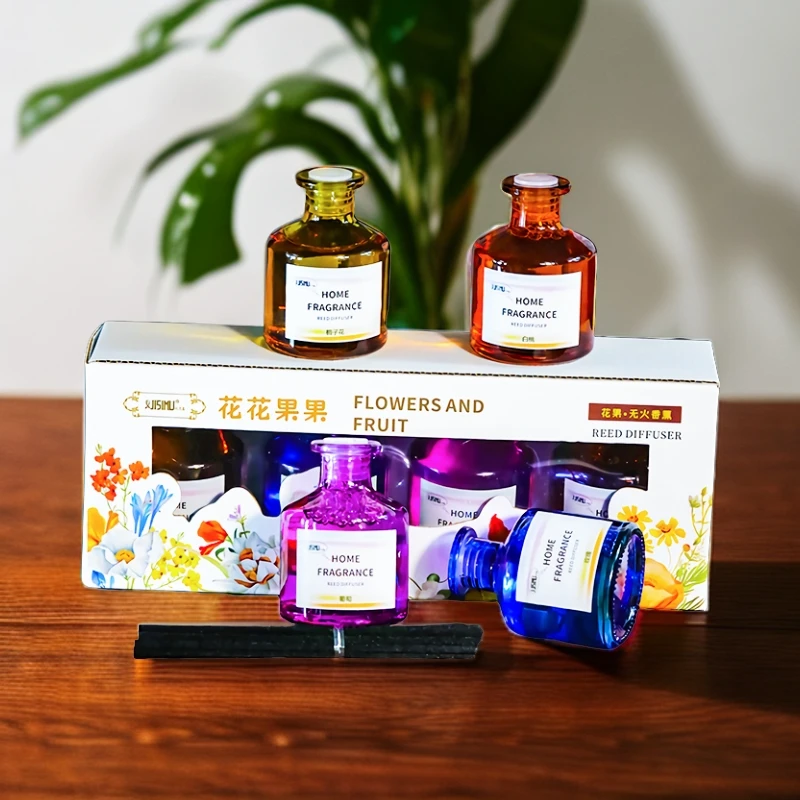 纪思慕花果系列无火香薰礼盒套装室内装饰摆件香氛