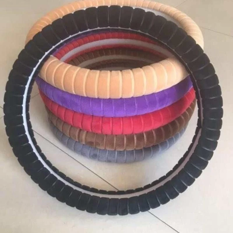 毛绒方向盘把套电动车拖拉机农机用三轮车时风五征把套防滑保暖