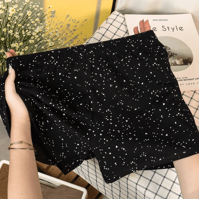 无痕星空阿罗裤男百搭宽松短裤男款运动潮流中腰男士内裤印花平角