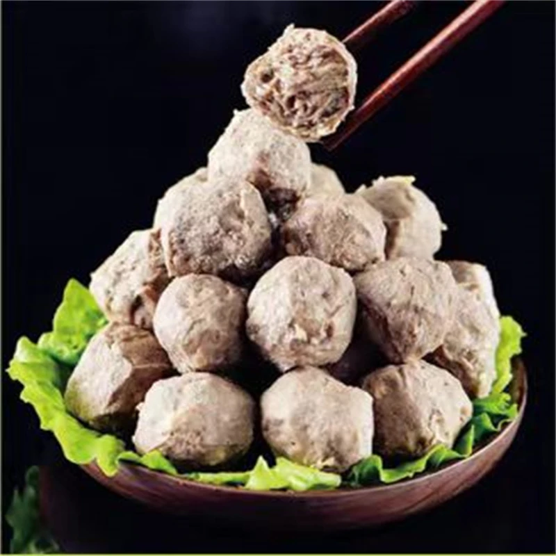 纯肉鸵鸟肉丸 煮汤烧烤火锅麻辣烫冒菜食材，(偏远地区不包邮)