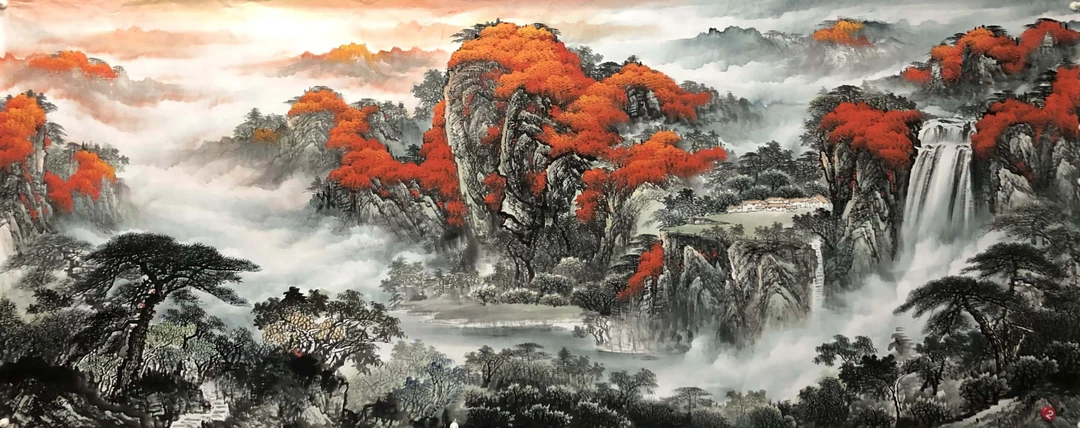 吴老江南水乡宣纸国画