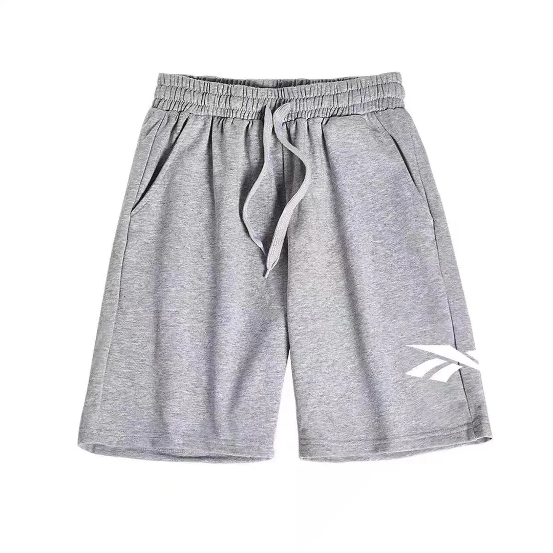 【什么都有】  Reebok锐步 字母LOGO印花毛圈棉短裤GV5517/GV5518