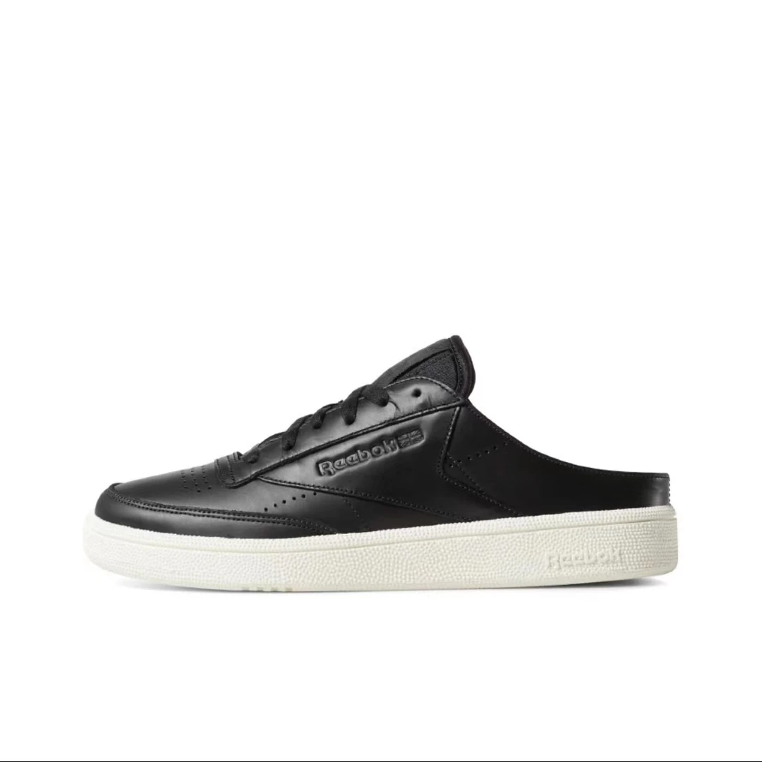 【什么都有】Reebok锐步 Club C 85 Mule 女款一脚蹬休闲板鞋CN7805