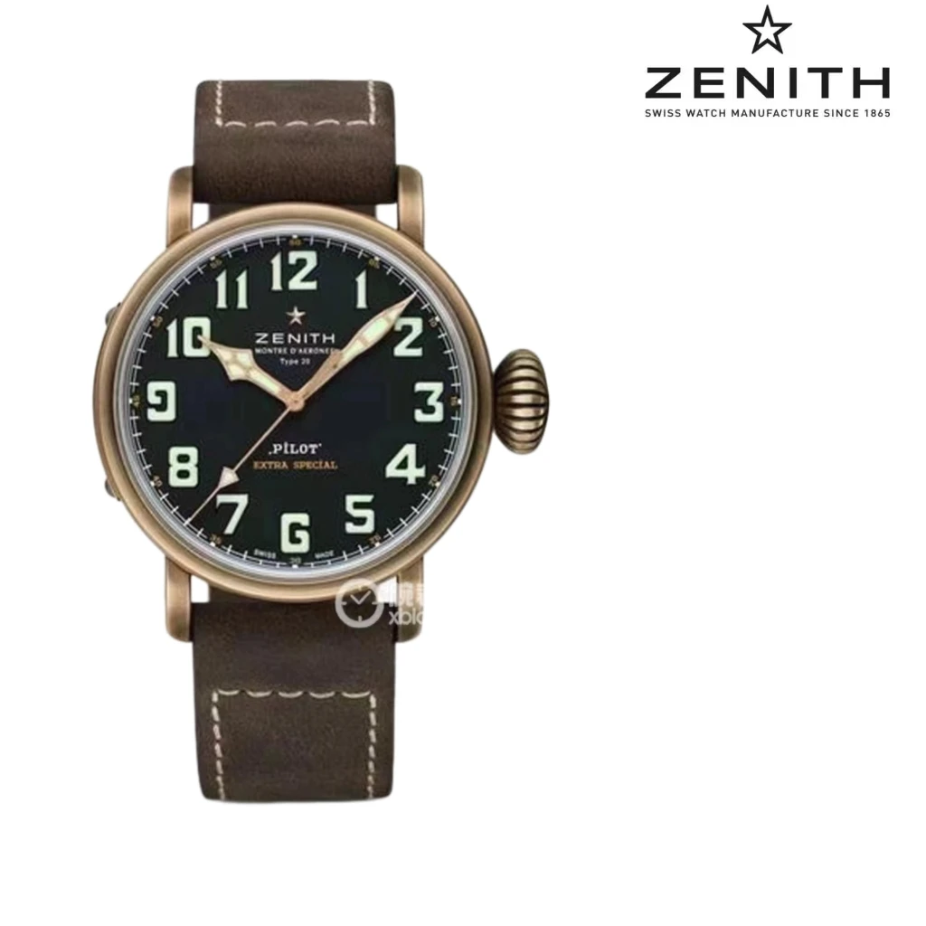 95新 Zenith/真力时 真力时/飞行员/45表径/18全/公价54000