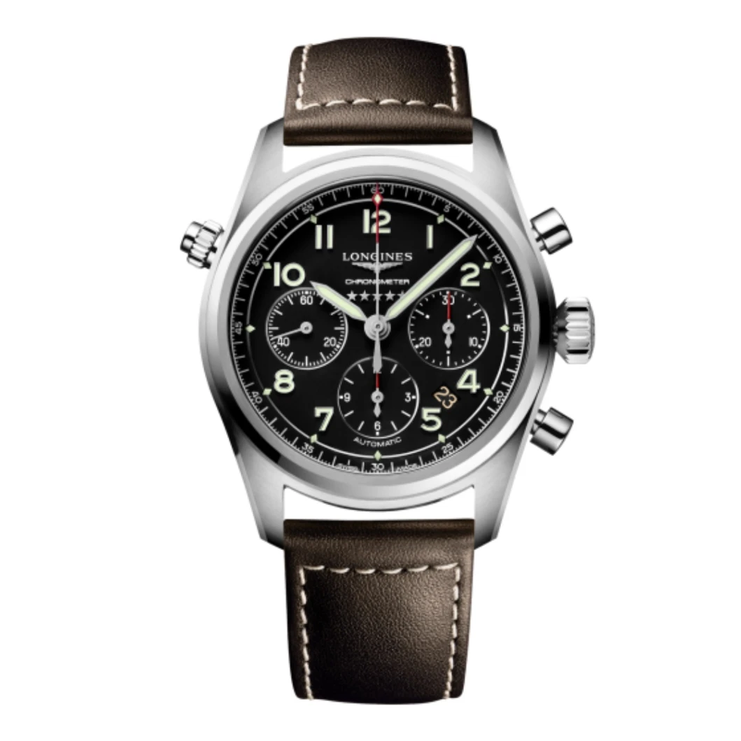 95新 Longines/浪琴 /亚虎2/浪琴/先行者820/休闲腕表/表经42
