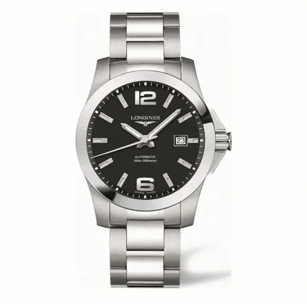 95新 Longines/浪琴 亚虎2/康卡斯/男士运动腕表/防水/经典