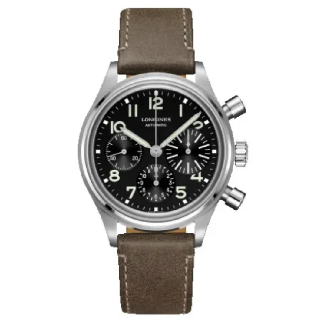 95新 Longines/浪琴 /亚虎2/浪琴/复刻816/男士休闲腕表/表经41